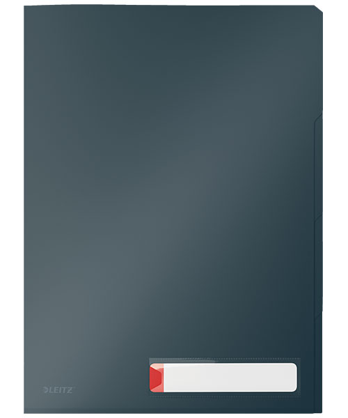 Leitz Cosy 3 Bölmeli L Gizlilik Dosyası A4 47160089 Gri