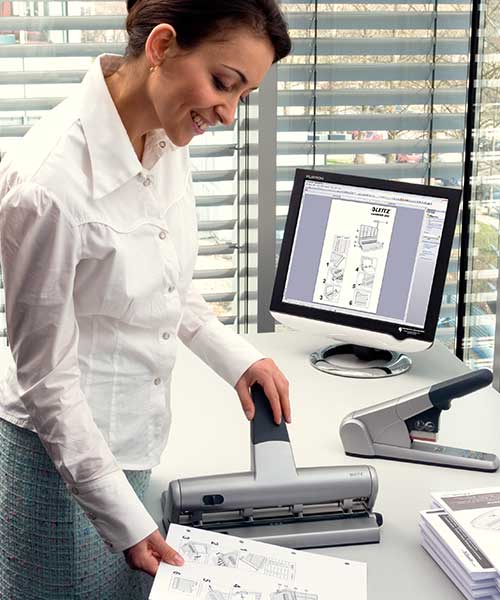 Leitz Delgeç Akto 4 Ayarlanabilir Delikli 51140084 Gri