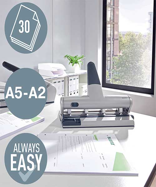 Leitz Delgeç Akto 4 Ayarlanabilir Delikli 51140084 Gri