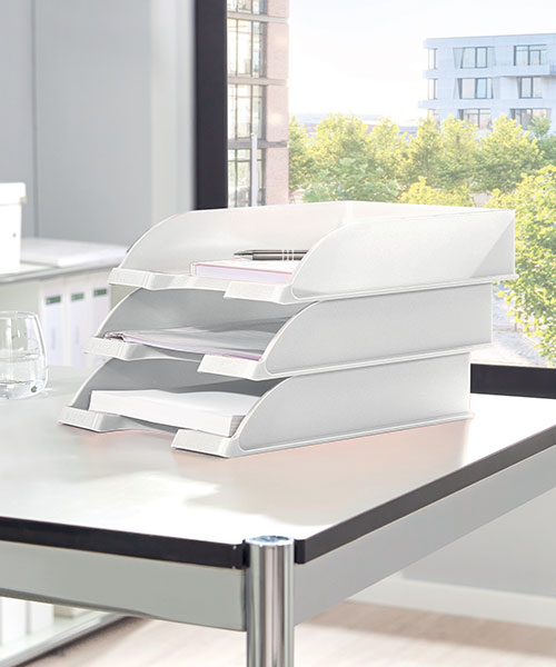 Leitz WOW Evrak Rafı 52263001 Metalik Beyaz