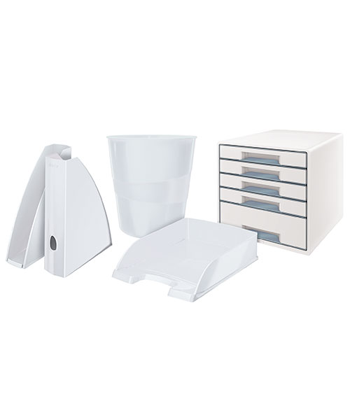 Leitz WOW Evrak Rafı 52263001 Metalik Beyaz