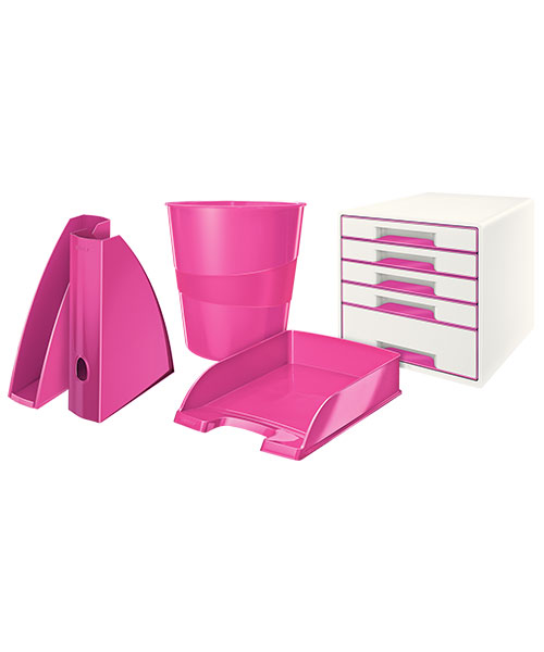 Leitz WOW Evrak Rafı 52263023 Metalik Pembe