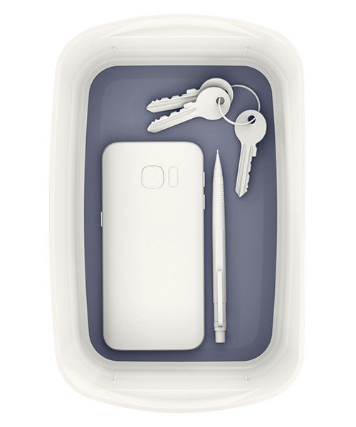 Leitz MyBox® Masaüstü Saklama Kutusu 52571001 Gri-Beyaz