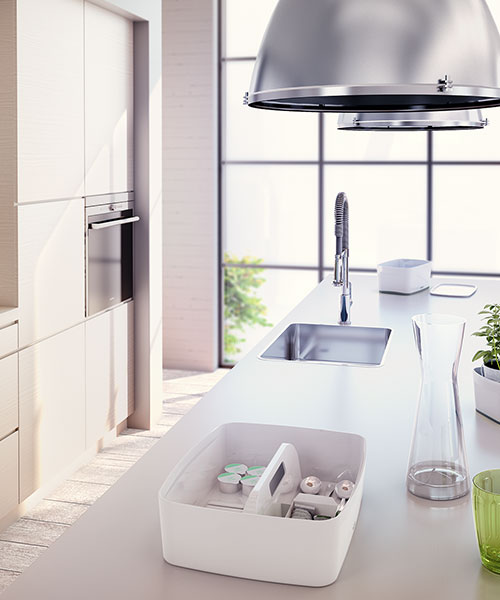 Leitz MyBox® Masaüstü Saklama Kutusu 52571001 Gri-Beyaz