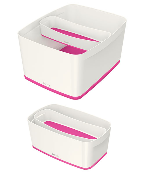 Leitz MyBox® Uzun Masaüstü Düzenleme Kutusu 52581023 Pembe-Beyaz