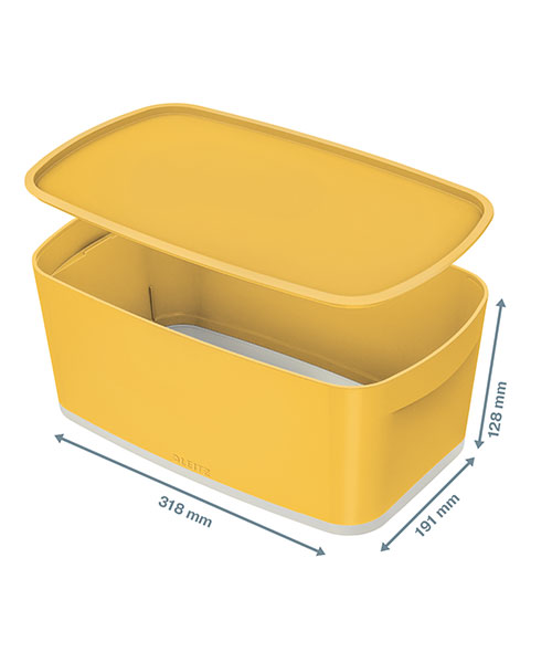 Leitz Cosy  MyBox®  Kapaklı Küçük Saklama Kutusu  52630019 Sarı