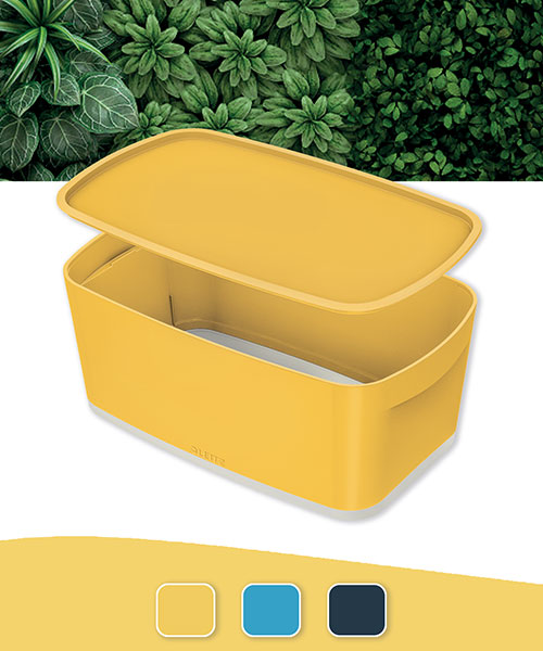 Leitz Cosy  MyBox®  Kapaklı Küçük Saklama Kutusu  52630019 Sarı