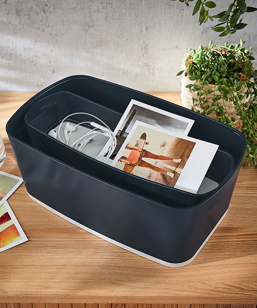 Leitz Cosy  MyBox® Masaüstü Düzenleme Kutusu  52650089 Gri