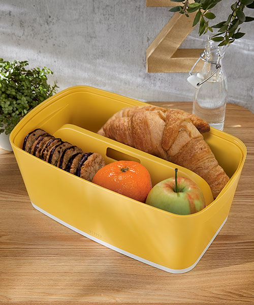 Leitz Cosy MyBox® Kulplu Geniş Düzenleme Aparatı  52660019 Sarı