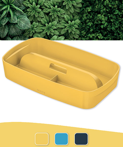 Leitz Cosy MyBox® Kulplu Geniş Düzenleme Aparatı  52660019 Sarı