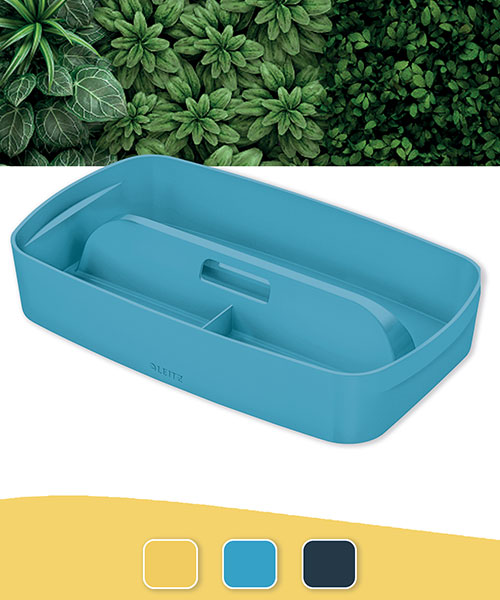 Leitz Cosy MyBox® Kulplu Geniş Düzenleme Aparatı  52660061 Mavi
