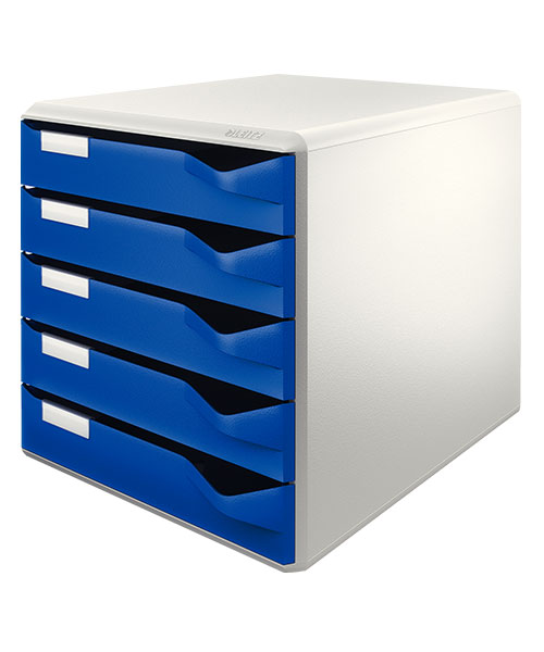 Leitz Çekmeceli Evrak Rafı 5 Çekmeceli 52800035 Mavi