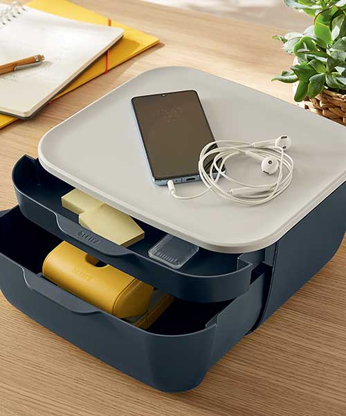 Leitz Cosy Çekmeceli Evrak Rafı 53570089 Gri