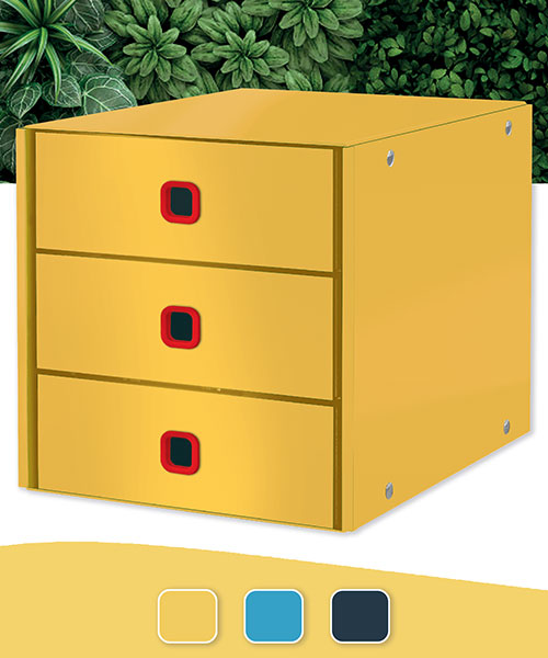 Leitz Cosy C&S Çekmeceli Evrak Rafı  53680019 Sarı