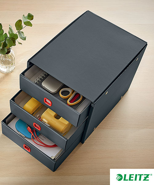 Leitz Cosy C&S Çekmeceli Evrak Rafı  53680089 Gri