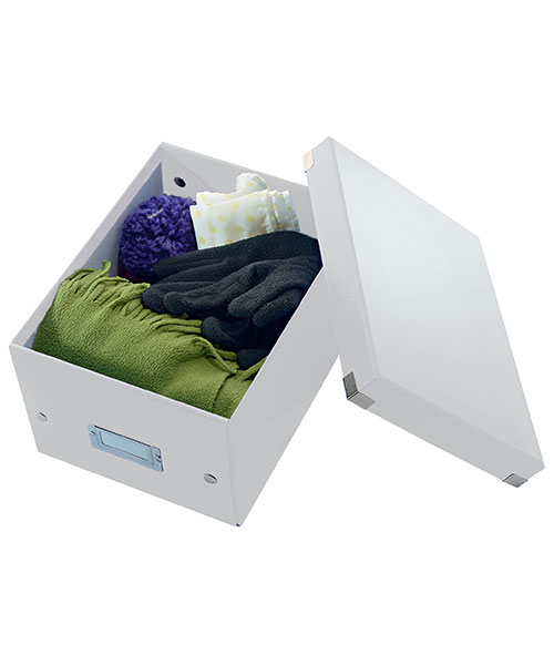 Leitz WOW C&S Küçük Boy Kutu  60430001 Metalik Beyaz