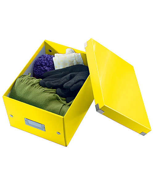 Leitz WOW C&S Küçük Boy Kutu  60430016 Metalik Sarı
