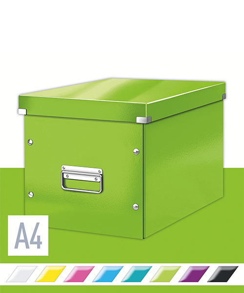 Leitz WOW C&S Kutu Küp Büyük Boy 61080054 Metalik Yeşil