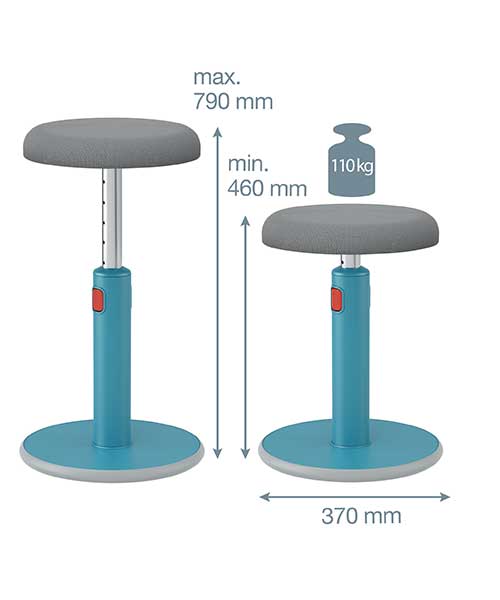 Leitz Cosy Ergo Hareketli Tabure 65180061 Mavi