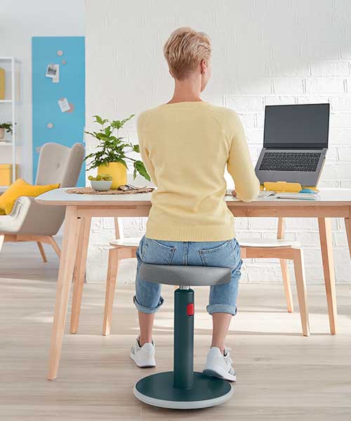 Leitz Cosy Ergo Hareketli Tabure 65180089 Gri