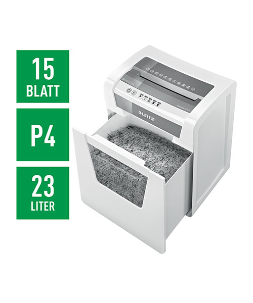 Leitz Iq Office P4 Evrak İmha Makinesi Beyaz 80030000