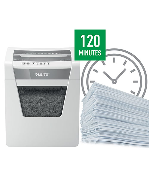 Leitz Iq Office P4 Evrak İmha Makinesi Beyaz 80030000