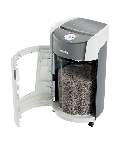 Leitz Iq Optimax Office Mikro Kesim Evrak İmha Makinesi P5 35L Beyaz 83600000