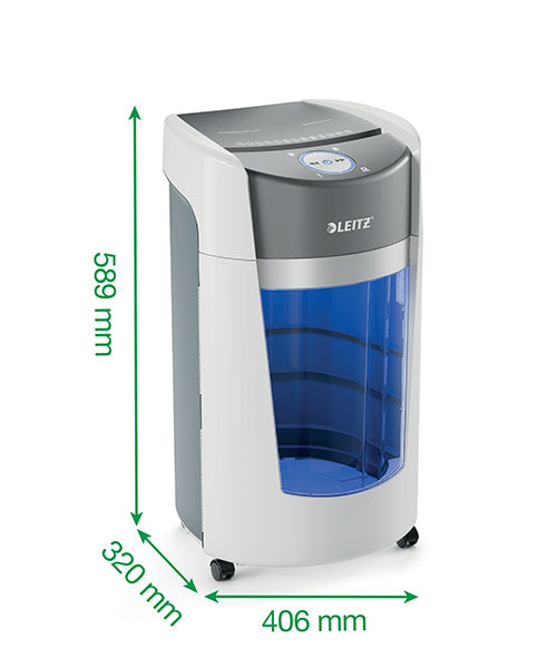 Leitz Iq Optimax Office Mikro Kesim Evrak İmha Makinesi P5 35L Beyaz 83600000