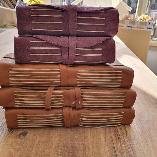 Medeniyet Hamuru El Yapımı Deri Defter A5