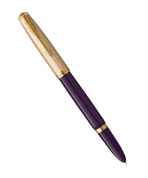 Parker 51 Deluxe Mürdüm Gt Dolma Kalem 18K F Uç 2123516