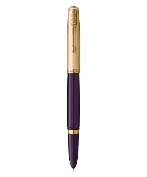 Parker 51 Deluxe Mürdüm Gt Dolma Kalem 18K F Uç 2123516