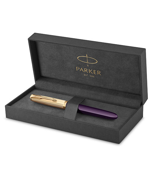 Parker 51 Deluxe Mürdüm Gt Dolma Kalem 18K F Uç 2123516
