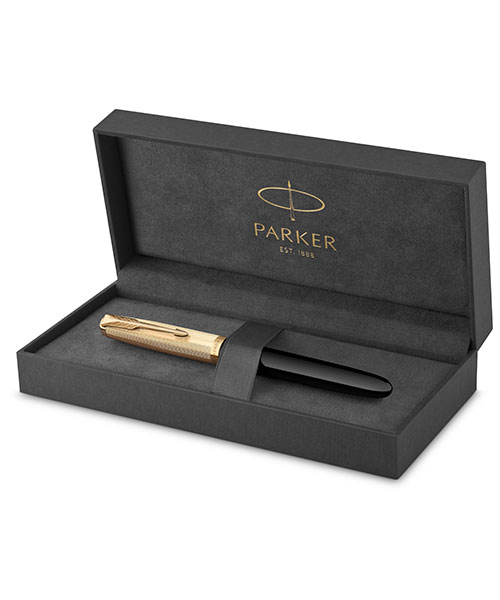 Parker 51 Deluxe Siyah Gt Dolma Kalem 18K F Uç 2123511