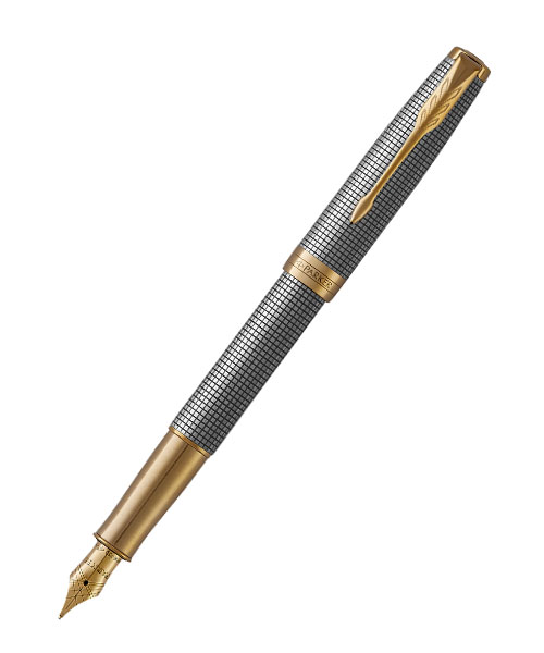 Parker Sonnet Cisele Silver Gt Dolma Kalem 18K F Uç 1931489