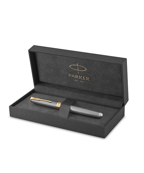 Parker Sonnet Cisele Silver Gt Dolma Kalem 18K F Uç 1931489