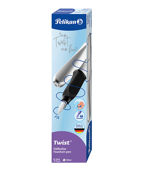 Pelikan Twist Dolma Kalem Metalik Gümüş P-947101