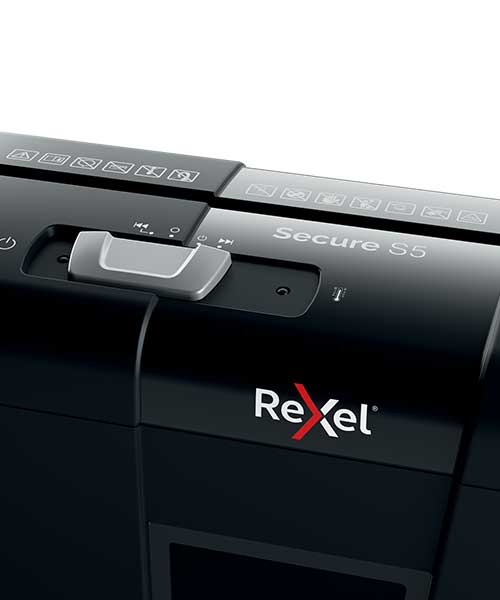 Rexel  Secure S5 Eu, Ev Tipi Evrak İmha Makinesi Siyah 2020121Eu