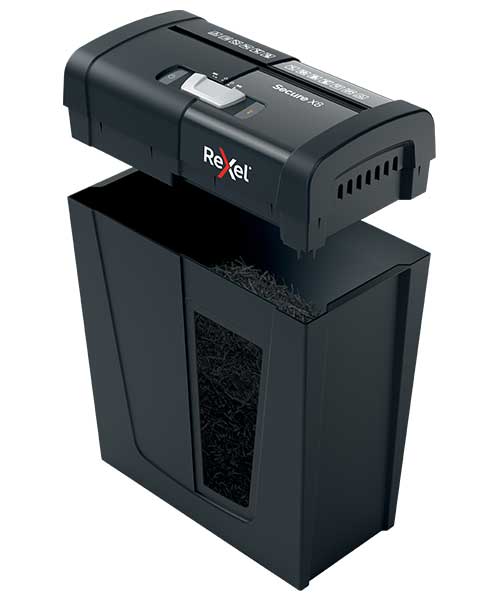 Rexel  Secure X8 Eu, Ev Tipi Evrak İmha Makinesi Siyah 2020123Eu
