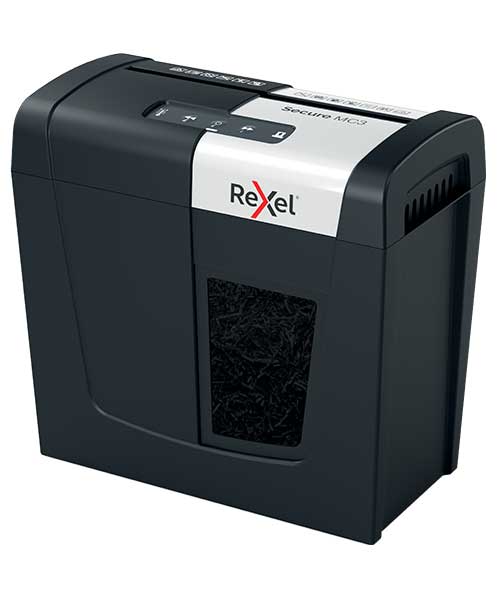 Rexel  Secure Mc3 Eu, Ev Tipi Evrak İmha Makinesi Siyah 2020128Eu