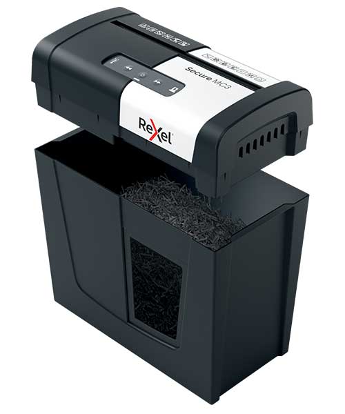 Rexel  Secure Mc3 Eu, Ev Tipi Evrak İmha Makinesi Siyah 2020128Eu
