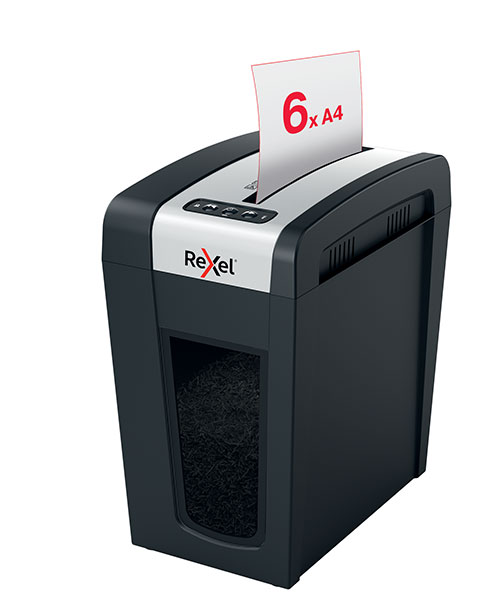 Rexel  Secure Mc6-Sl Eu, Ev Tipi Evrak İmha Makinesi Siyah 2020133Eu