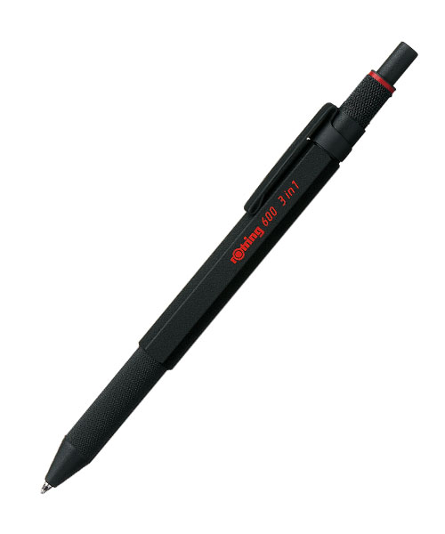 Rotring 600 Multipen Üç Fonksiyonlu Kalem Siyah 2164108