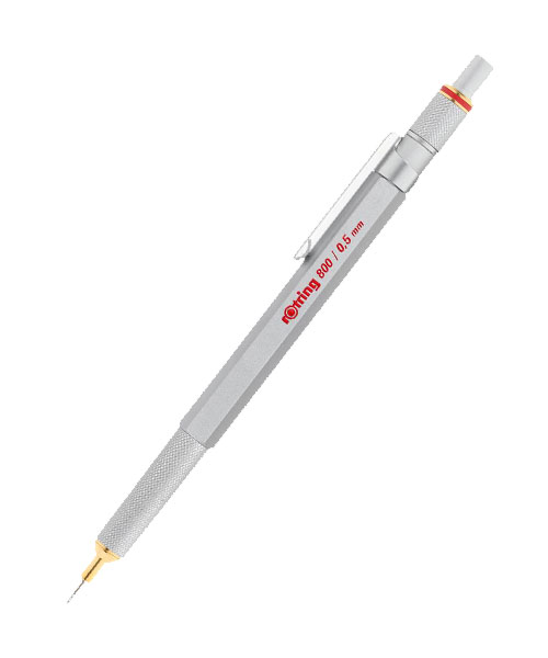 Rotring 800 Mekanik Kurşun Kalem Krom 0.5 Mm 1904449