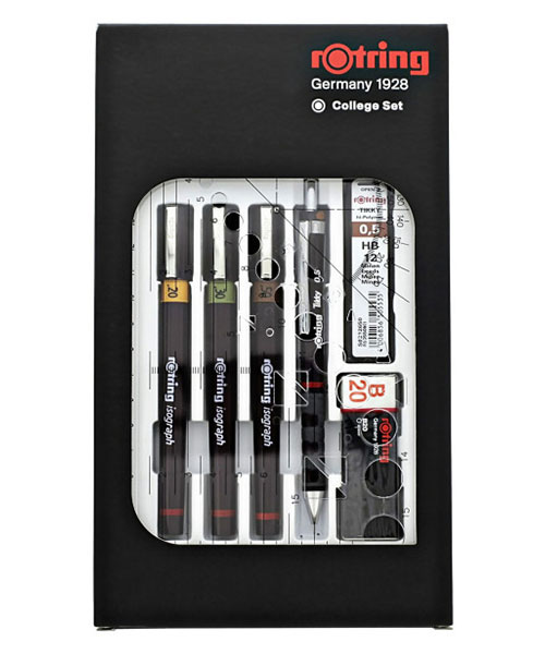 Rotring Isograph Set Pergelsiz (0.2-0.3-0.5)+Tikky S0699370
