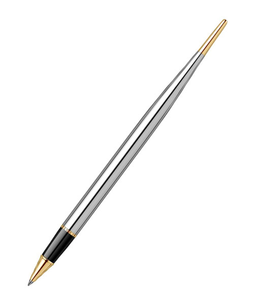 Scrikss 17 Silver Tükenmez Kalem Gold Krom