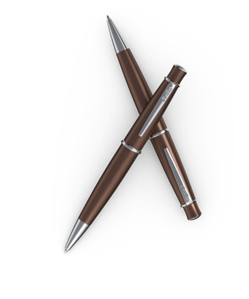 Scrikss Chic 62 Tükenmez Kalem Kahve