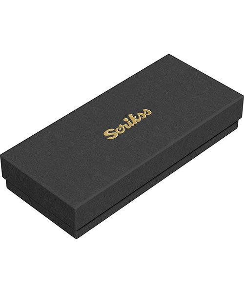 Scrikss Dr 2108-1 Hakiki Deri Toscana İkili Kalemlik Siyah