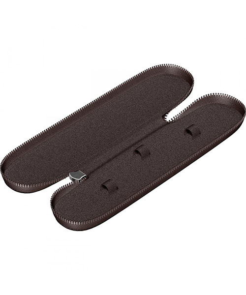 Scrikss Dr 2109-2 Hakiki Deri Toscana Tekli Kalemlik Kahve