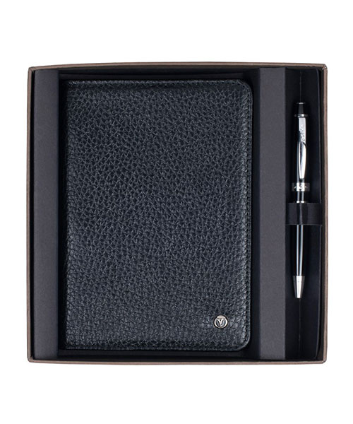 Scrikss Dr 2110-1 Hakiki Deri Toscana Jotter (Notluk) Siyah