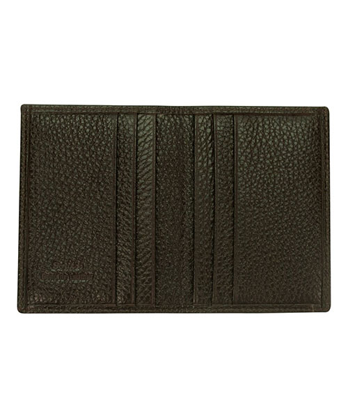 Scrikss Dr 2204-2 Hakiki Deri Toscana Klasik Kredi Kartlık Kahve